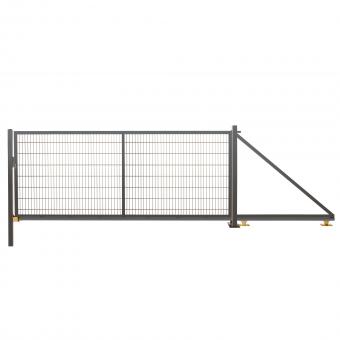 Freitragendes Schiebetor anthrazit RAL 7016 | 1630  | 4000